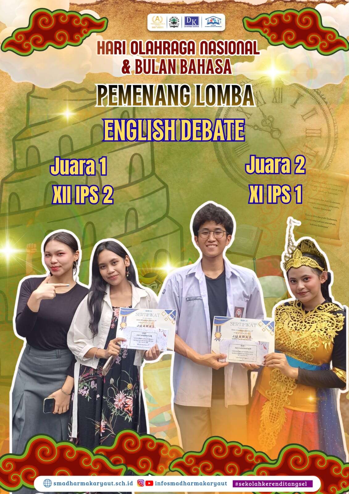 HAORNAS DAN BULAN BAHASA SMA DHARMA KARYA UT 2025